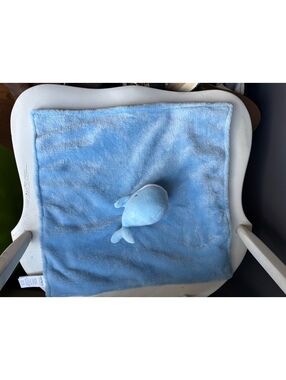 Carter's Blue Plush Whale Lovey Security Blanket